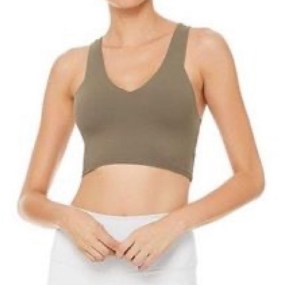 • NWT ALO YOGA TANK IN OLIVE BRANCH DARK GREEN SIZE SMALL